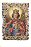 Boldog Gizella / Gisela of Hungary s: Kátainé Helbing Aranka (ragasztónyom / gluemark)
