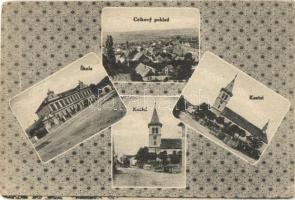 3 db RÉGI külföldi képeslap; Prága, Vsetaty, Vistula Lagoon / 3 pre-1945 European postcards; Praha, Vsetaty, Zalew Wislany
