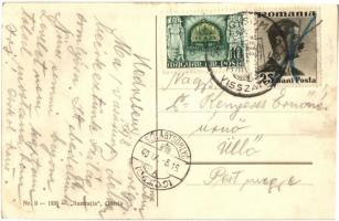 Szilágysomlyó, Simleu Silvaniei; Banca Nationala a Romaniei / Állami pénzintézet, utcakép / national...