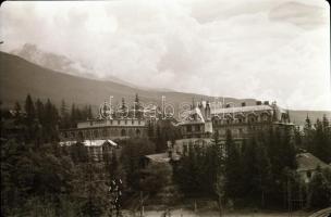 cca 1935 Magas-Tátra, 13 db szabadon felhasználható, professzionális minőségű, vintage negatív Mathe...