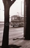cca 1965 Budapesti autóbuszok, 5 db szabadon felhasználható, vintage negatív, 24x36 mm és 6x6 cm között