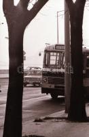 cca 1965 Budapesti autóbuszok, 5 db szabadon felhasználható, vintage negatív, 24x36 mm és 6x6 cm köz...