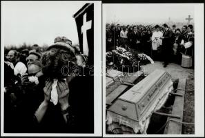 1983-1984 Galgamácsa, Vankóné Dudás Juli (1919-1984) festő- és népművész életében és a temetésén kés...