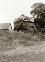 cca 1950 Hajómalom Dunaföldvárnál (háttérben a híd) és egy üzemen kívüli hajómalom Dunapentelén, 3 db szabadon felhasználható vintage negatív, 24x36 mm