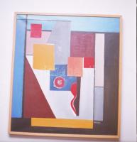 cca 1983 Látogatás Kassák Lajosné Kárpáti Klára óbudai lakásában, 7 db vintage diapozitív felvétel, ...