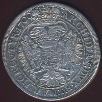 Ausztria/magyar verdejel 1700KB 1/2Tallér Ag I.Lipót T:3/3+