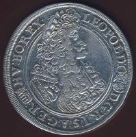 Ausztria/magyar verdejel 1700KB 1/2Tallér Ag I.Lipót T:3/3+