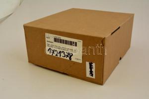 Ágaskodó ló, fém, olvashatatlan jelzéssel, fa talapzaton, olvashatatlan jelzéssel, m: 17 cm