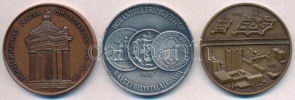 Fritz Mihály (1947-) 1996. "MÉE Budapest - A honfoglalás napja " Br emlékérem + Képíró Zol...