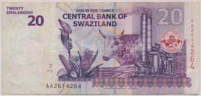 Szváziföld 2010. 20E T:III- 
Swaziland 2010. 20 Emalangeni C:VG