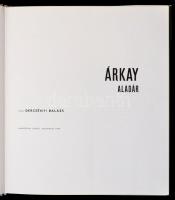 Dercsényi Balázs: Árkay Aladár. Architektúra. Bp.,1967, Akadémiai Kiadó. Kiadói műbőr-kötés, kiadói ...