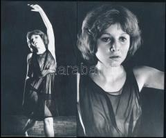 cca 1969 Színésznőnek készült, 6 db szolidan erotikus vintage fotó, 18x11 cm és 21x13 cm / 6 erotic ...