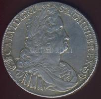 Ausztria/magyar verdejel 1738KB Tallér Ag III.Károly T:2/3+ fej felett parányi javítás