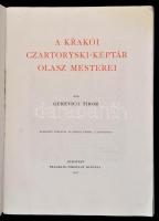 Gerevich Tibor: A krakói Czartoryski-képtár olasz mesterei. Bp.,1918, Franklin-Társulat. Szövegközti...