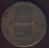 1849NB 3kr "Szabadságharc" T:3+