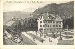 Baden bei Wien, Musiker-Erholungsheim / hotel