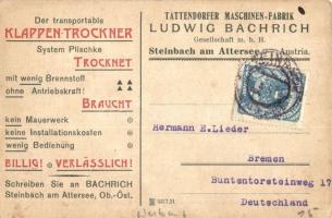 Der transportable Klappen-Trockner. Tattendorfer Maschinen Fabrik Ludwig Bachrich, Steinbach am Atte...