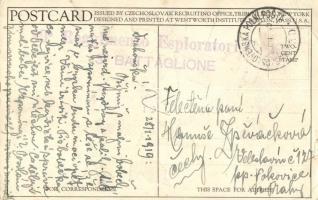 Mor ho! Mor ho! Len ho ty zmor! / WWI military. Postcard issued by Czechoslovak recruiting office in...