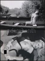 cca 1992 A fantázia szabadsága, 13 db szolidan erotikus, mai nagyítás, 15x10 cm / 13 erotic photos