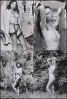 cca 1989 Szép az élet, 11 db szolidan erotikus, mai nagyítás, 15x10 cm / 11 erotic photos