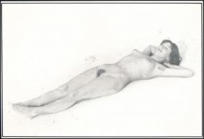 cca 1973 Inci-finci huncutságok, 13 db szolidan erotikus fotó, 9x6 cm és 20x30 cm között / 13 erotic photos