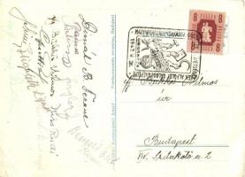 1947 Orosháza, Pünkösd, Alföldi Dalosünnepély emléklap, MMDSZ, So. Stpl (EK)