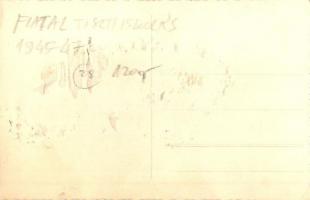 ~1945-47 Fiatal tisztiskolás honvéd katona / Hungarian cadet soldier. photo