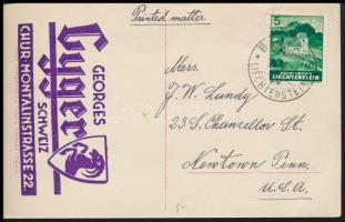Liechtenstein 1938, Liechtenstein 1938