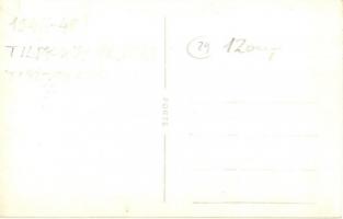 ~1945-48 Honvéd tisztavatás a Tildy-korszakban / Hungarian military officers' inauguration. pho...