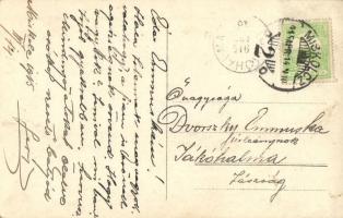 1915 Miskolc, MÁV telep (?) katonákkal. photo