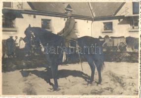 1938 Biskupiec, Bischofsburg; German cavalryman. W. Moldenhauer photo (EK)