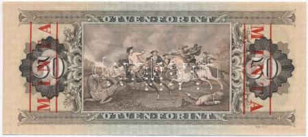 1969. 50Ft "MINTA" felülnyomással és perforációval "D000 001341" sorszámmal T:I ...