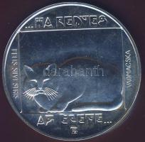 1985. 200Ft Ag "Természetvédelem-vadmacska" T:BU