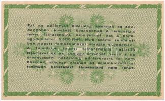 1946. 50.000AP sorozat- és sorszám nélküli T:I