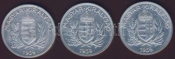 1939. 1P Ag (3x) T:2 k.