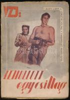 Vajda Zoltán József: Lehulott egy csillag. Kispest, 1946, Szerzői kiadás,(Kispest megyei város házinyomdája-ny.), 142 p. Kiadói papírkötés, szakadozott borítóval, kissé sérült gerinccel. Ritka!