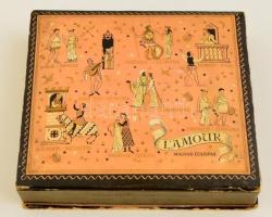 Lamour desszertes doboz, 15×14×3,5 cm