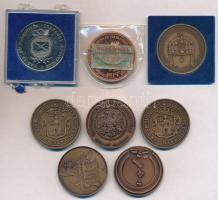 Vegyes: 8db-os emlékérem tétel, közte több MÉE érem, valamint "Magyar Bélyeggyűjtők Országos Sz...