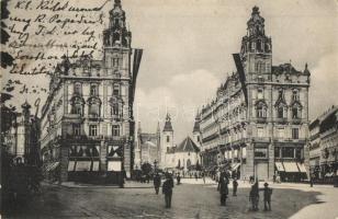 Budapest V. Klotild paloták, Zwieback, Schafer és Dr. Kajdacsy üzlete