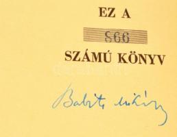 Babits Mihály: Jónás könyve. Bp. 1939, Nyugat. Első kiadás. Kiadói félvászon kötésben, számozott pél...