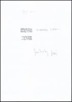 1976-2010 Jankovszky György(1946-): A kút, Lenin elvtárs utat mutat, feliratozva, aláírt, pecséttel ...