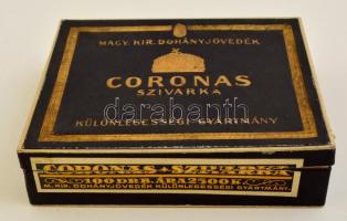 Coronas szivarka, díszdobozban, nem teljes csomag, 12x15x4 cm