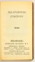 1944 Állatorvosi évkönyv. Kissé sérült egészvászon kötésben