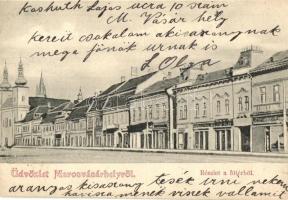 Marosvásárhely, Targu Mures; Fő tér, üzletek / main square, shops (fa)