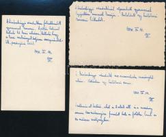 1931 Biatorbágy, Viadukt a merénylet után, 3 db korabeli fotó, hátoldalán feliratozva