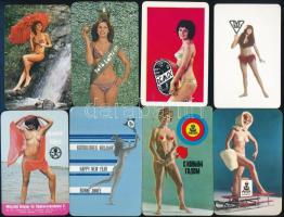 1971-1984 Csajos, erotikus kártyanaptárak, 8 db