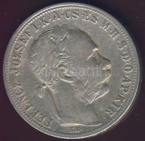 1892. 1Ft Ag "Fiumei címer" T:3