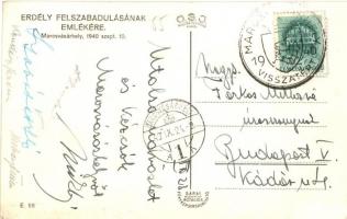 1940 Marosvásárhely, Targu Mures; bevonulás, tank katonával / entry of the Hungarian troops, tank wi...