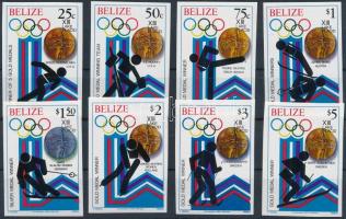 1980 Téli Olimpiai érmesek vágott sor Mi 501-508 B