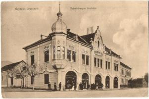 Orsova, Scheinberger Mór áruháza / shopping palace (ragasztónyom / gluemark)